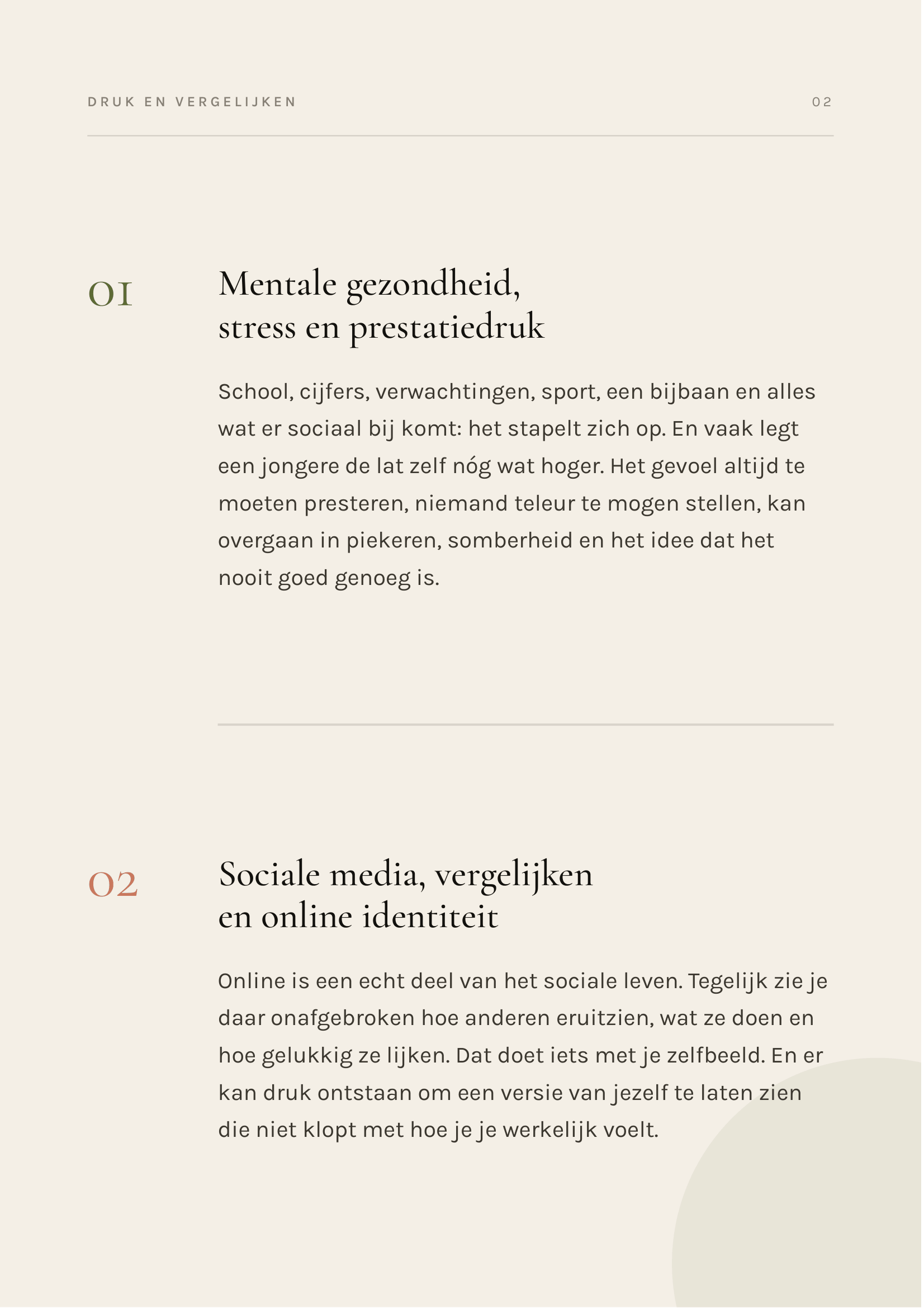 Voorbeeldpagina 1 uit Een handleiding die ik graag bij de geboorte had gekregen